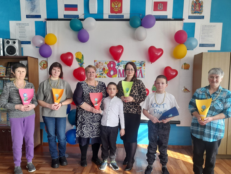 Праздничное мероприятие, посвященное Международному женскому дню.
